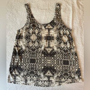 Ecote Patterned Lightweight Festival Tank Top (Women’s M)